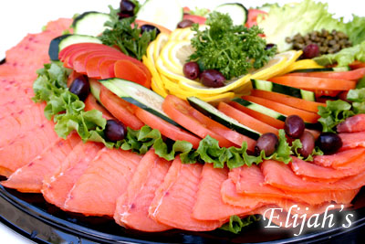Elijah's Catering San Diego, Lox Platter.